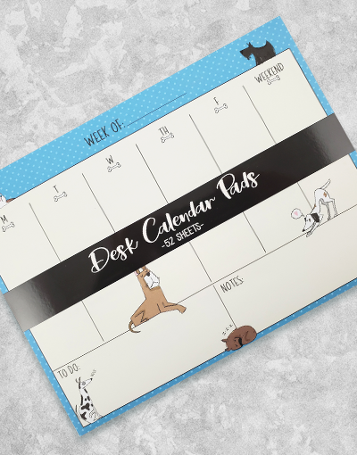 Doggie Notes Desk Organizers - Cute Dog-Themed Office Supplies for Paper Clips, Sticky Notes & Pens | Perfect for Home Office, School & Gift Giving