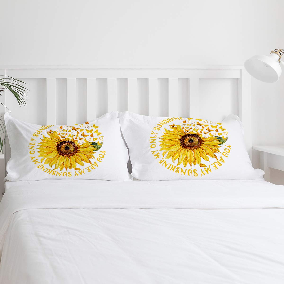 Soft Zipper Duvet Cover Set with Beautiful Animal, Butterflies & Sunflower Design - Queen Size Plush Twill Bedding Set for Kids & Teens - Perfect for Girls' & Boys' Bedrooms, Dorm Rooms & Cozy Home Decor