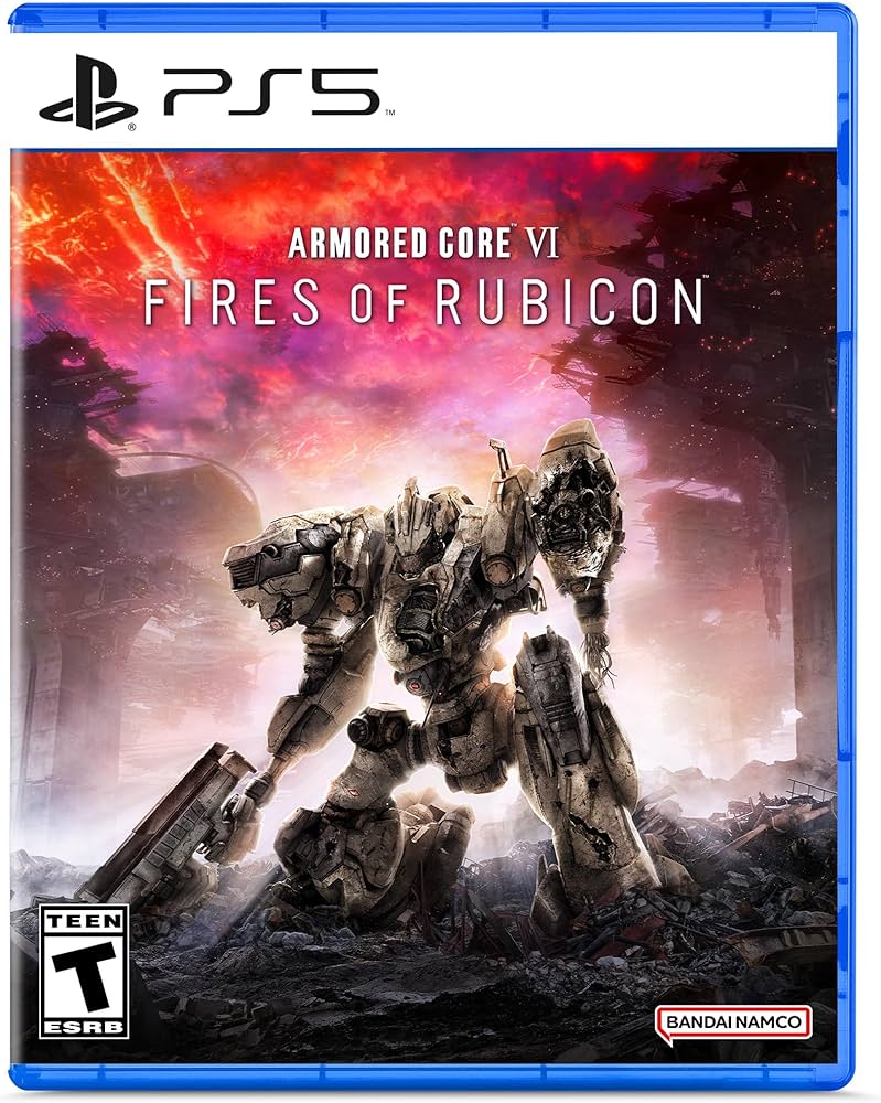 Armored Core VI: Fires of Rubicon - PlayStation 5 Complete in Box (CIB) | Fast-Paced Mecha Combat Game for Action & Sci-Fi Fans | Perfect for Single-Player Campaign & Competitive Multiplayer Battles
