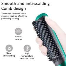 POCKETFRIENDIES 909 Ceramic PTC Hair Straightener Brush - 5 Temperature Settings for Smooth & Shiny Hair | Professional Straightening Comb for Women | Perfect for Home, Travel & Salon Styling (Multicolor, B401)