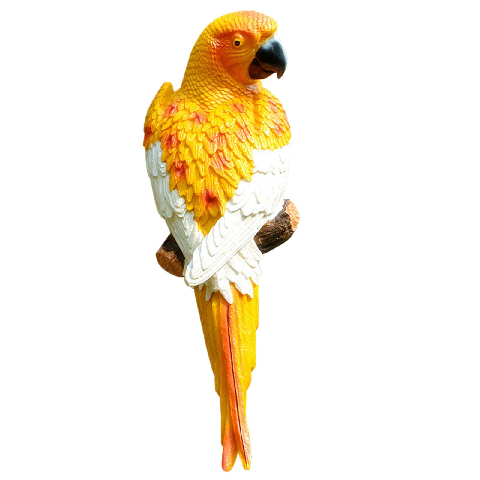 Parrot Statue for Home & Garden Decor - Hanging Ornament for Courtyard, Tree, and Interior Design - Perfect for Christmas & Seasonal Decoration