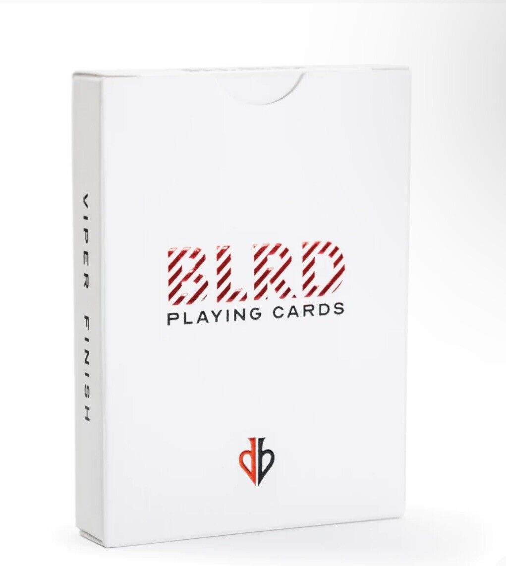 David Blaine BLRD Red Playing Cards - Premium Magic Trick & Cardistry Deck for Performers & Collectors - Perfect for Close-up Magic, Card Games, and Gifts