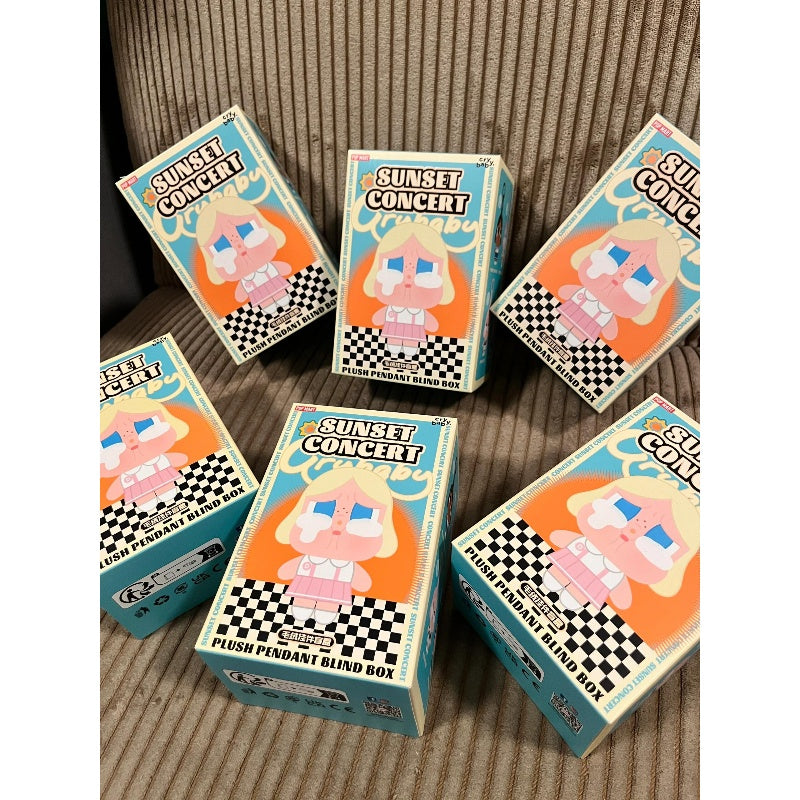 Crybaby Sunset Concert Plush Pendant Full Collection Set - Kawaii Anime Merchandise for Music Lovers & Collectors | Perfect for Concerts, Gifts, and Display