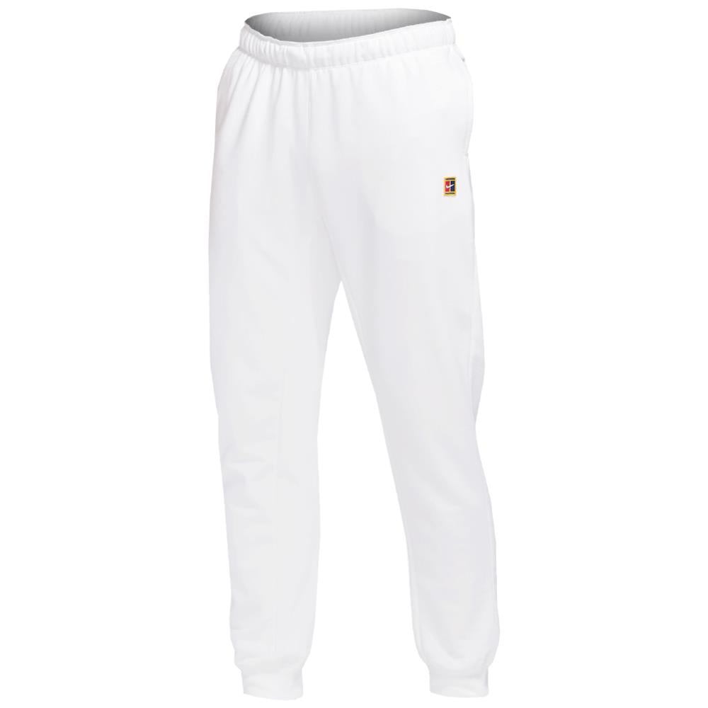 Nike Men's Heritage Fleece Sweatpants - Comfortable Athletic Joggers for Casual Wear & Gym - White