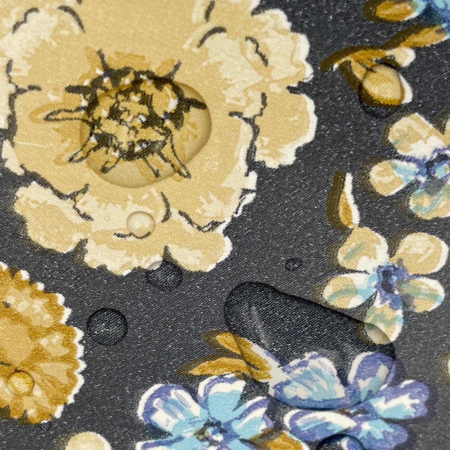 Yifely Self-Adhesive Shelf Liner - Removable Drawer Paper for Refurbishing Old Furniture, Makeup Dresser & Nightstands - Retro Floral Pattern (17.7