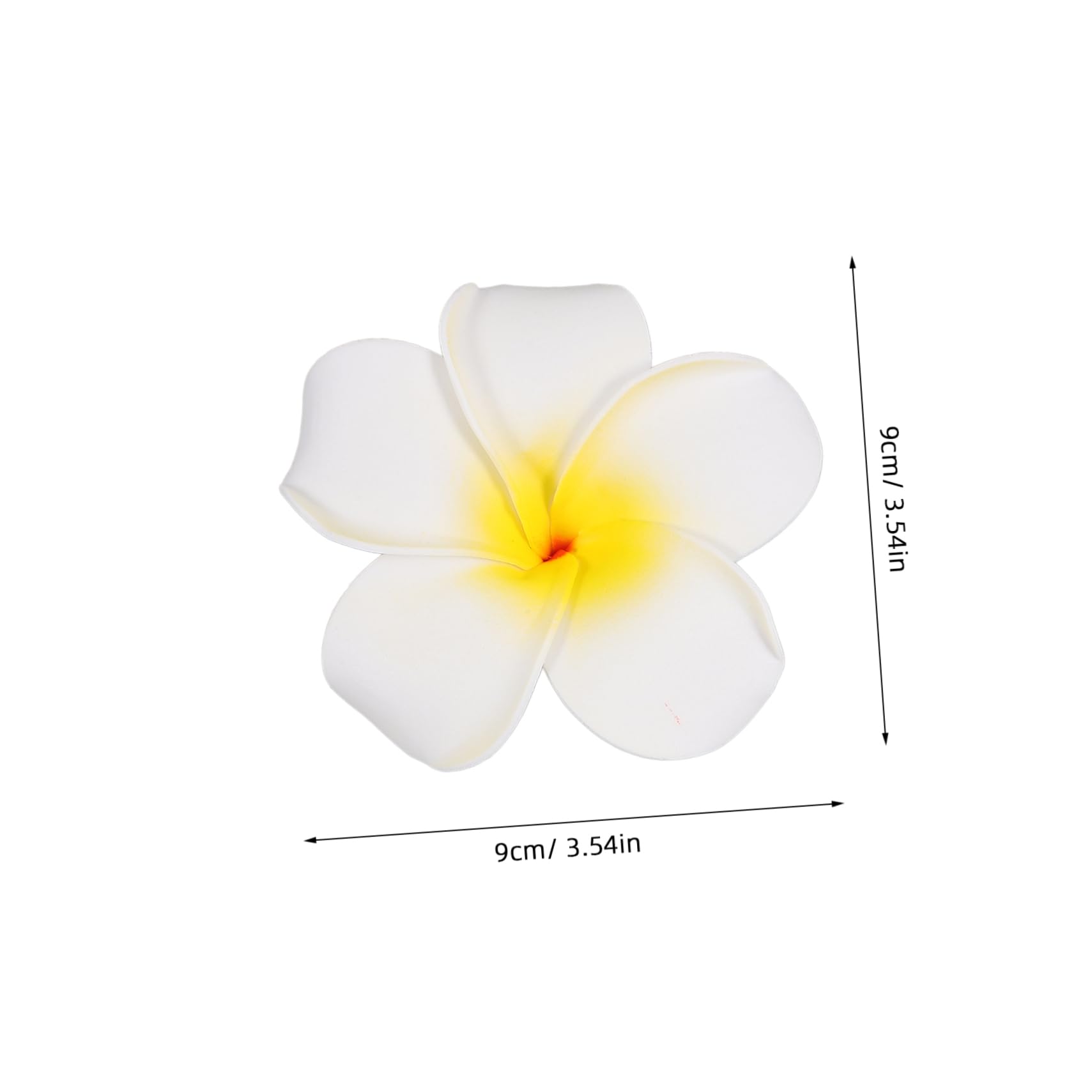 Balacoo 4pcs Hawaiian Flower Hair Clips - Artificial Plumeria Hair Accessories for Women, Beach Wedding, Party, Vacation & Summer Style | Perfect for Bridal Shower, Tropical Theme Events & Photo Shoots