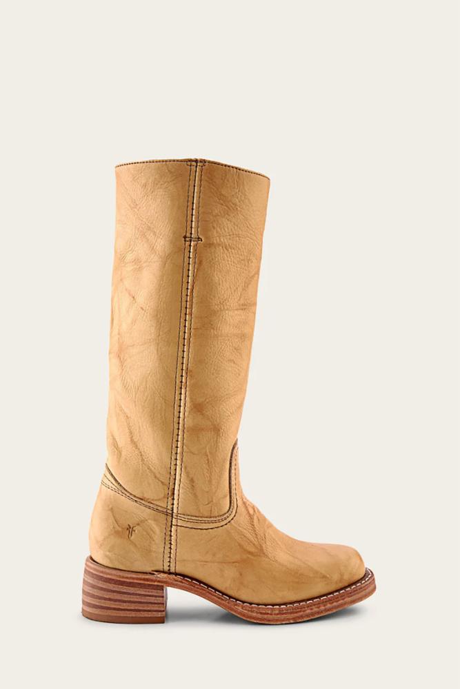 Frye Women's 77050 Campus 14L Brown Leather Boots - Comfortable & Stylish Ankle Boots for Casual Wear, Work & Everyday Outfits