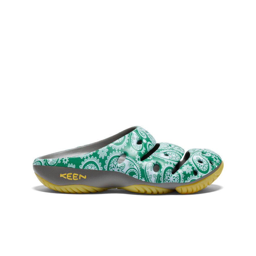 Men's Yogui Arts Clog x T.H.C. | The Town Paisley Slip-On Shoes - Comfortable & Stylish Casual Footwear for Men | Perfect for Home, Garden, and Outdoor Activities