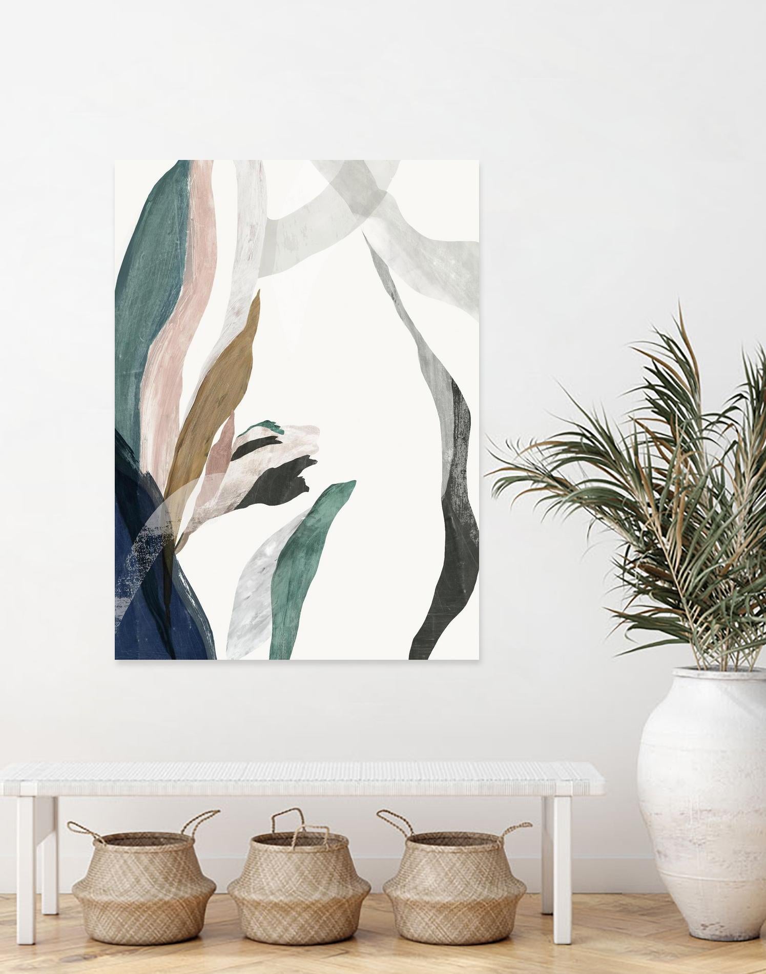 Arabesque I - Elegant Home Decor Wall Art for Living Room, Bedroom & Office - Perfect for Modern & Classic Interior Design Styles