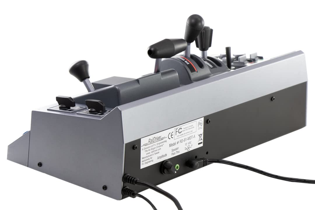RailDriver USB Desktop Train Cab Controller - Realistic Throttle, Brake, Reverser & Switch Controls for Windows PC | Perfect for Train Simulators & Hobbyists