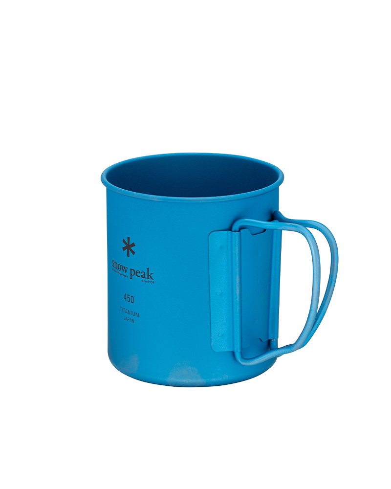 Premium Titanium Single Wall 450ml Camping Cup - Lightweight & Durable for Outdoor Adventures, Hiking, and Travel