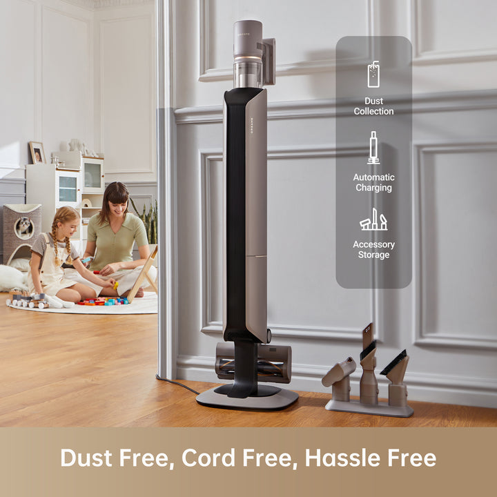 Dreame Z10 Station Cordless Stick Vacuum Cleaner with Self-Emptying Dock - Powerful 150AW Suction, 60-Day Dust Capacity, Ideal for Pet Hair, Hard Floors & Carpets | Perfect for Home Cleaning & Pet Owners