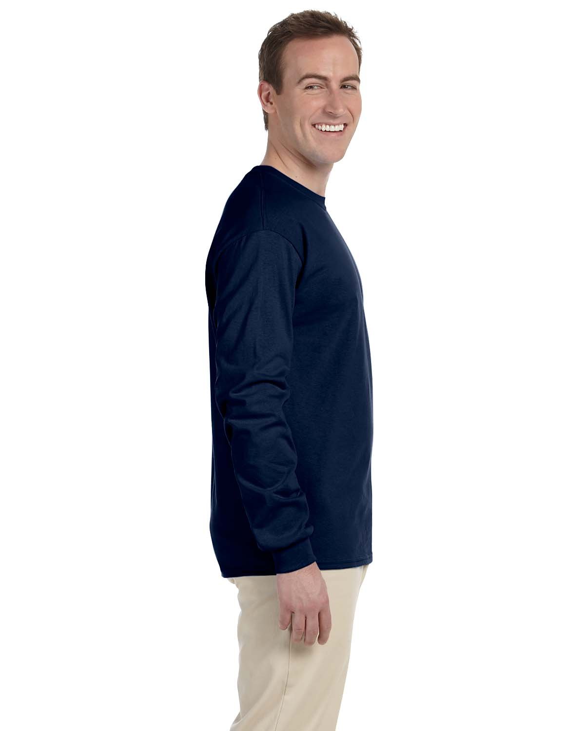 Fruit of the Loom Men's & Women's Ribbed Cuff Jersey T-Shirt - Soft Cotton Crewneck Tee for Casual Wear, Workout & Everyday Comfort