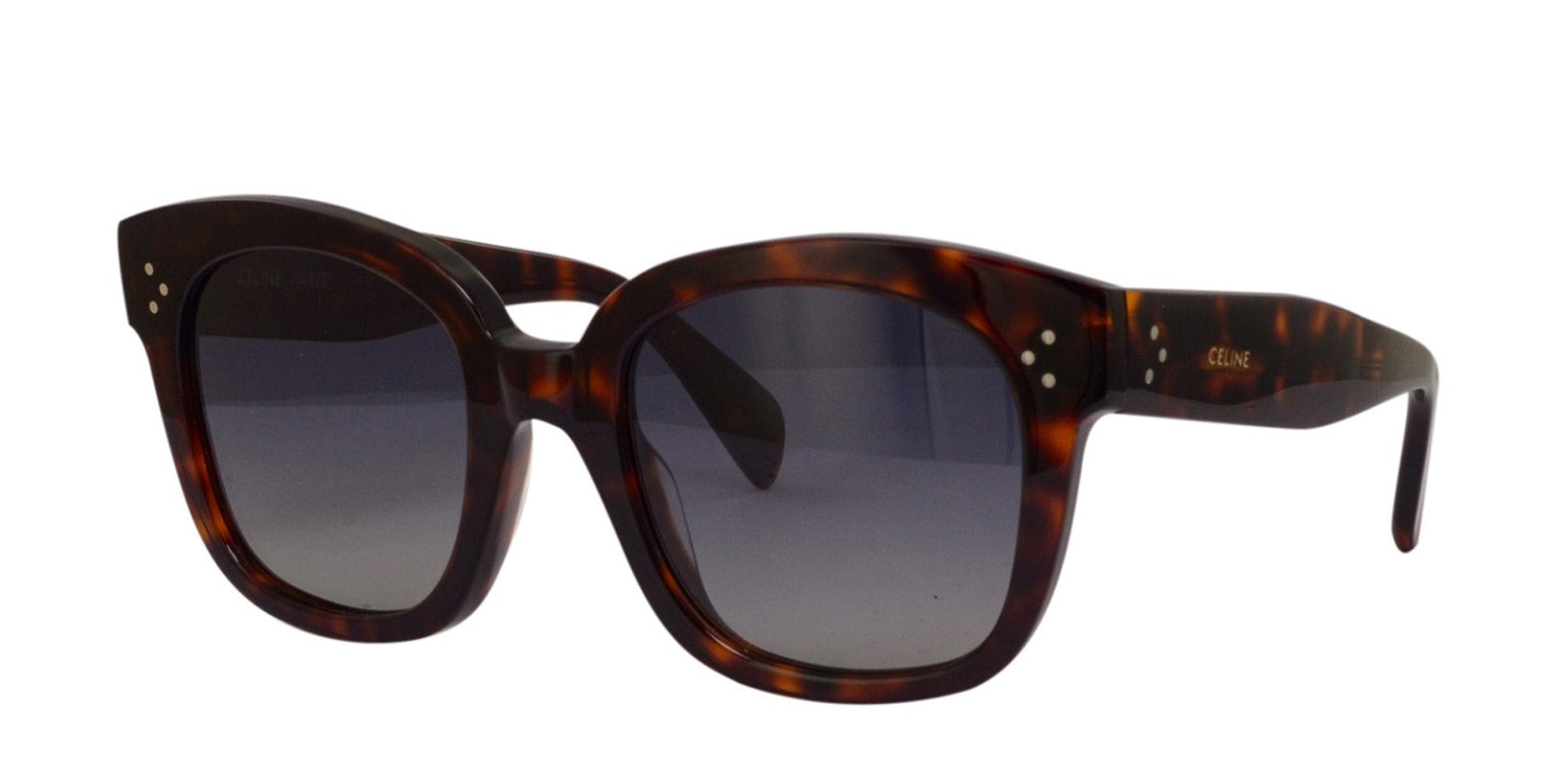 CELINE Bold 3 Dots CL4002UN Sunglasses - UV Protection Polarized Lenses for Women - Perfect for Driving, Beach & Outdoor Activities