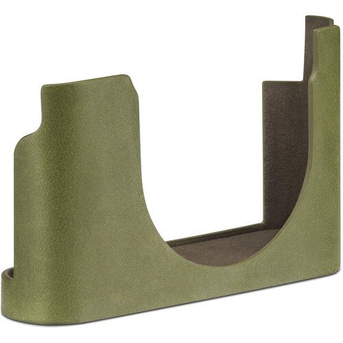Leica D Lux 8 Genuine Leather Half Case (Olive Green) - Premium Camera Protection for Travel & Street Photography