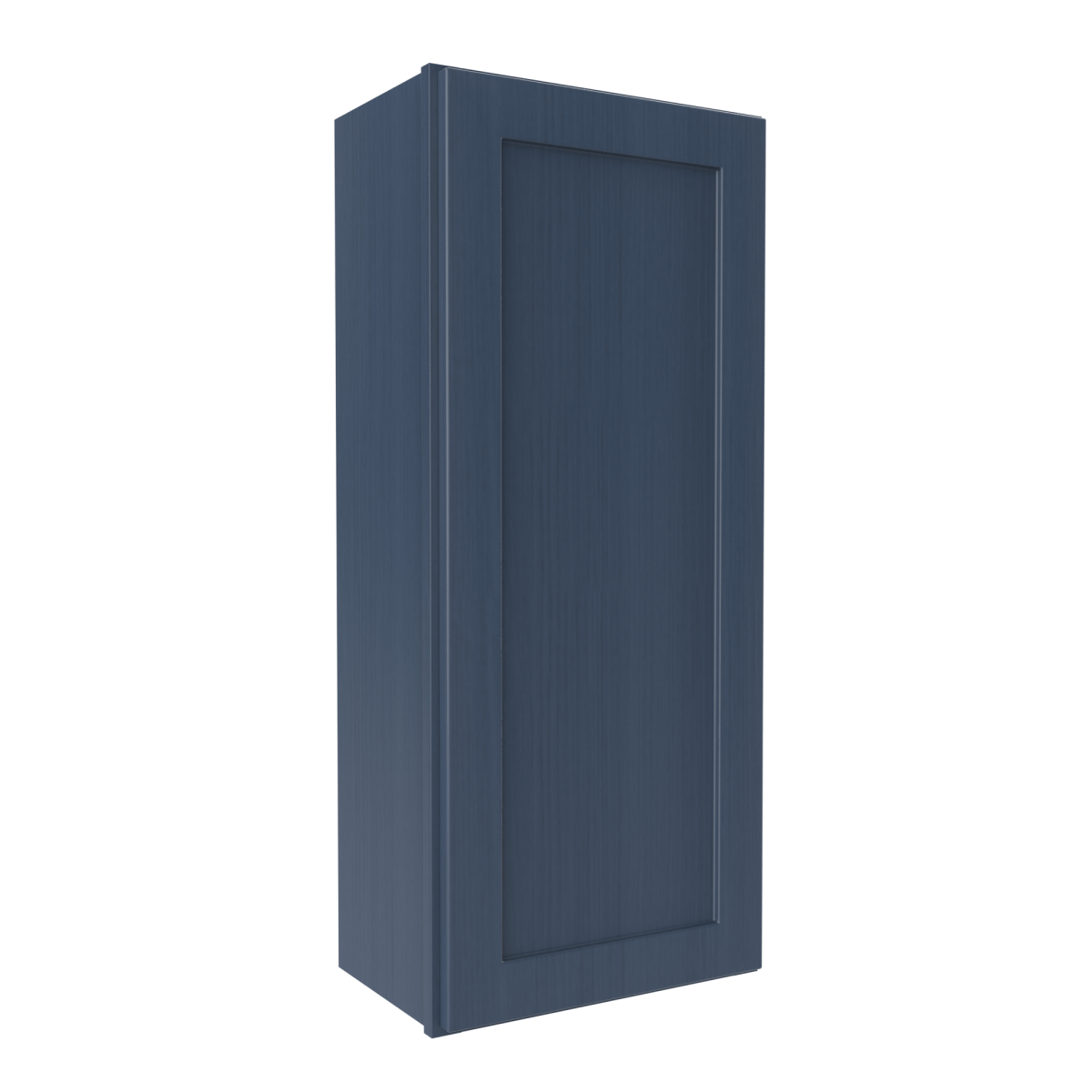 42 Inch Wall Cabinet - 18W x 42H x 12D Blue Shaker Style RTA Kitchen Storage | Perfect for Bathroom, Laundry Room & Garage Organization