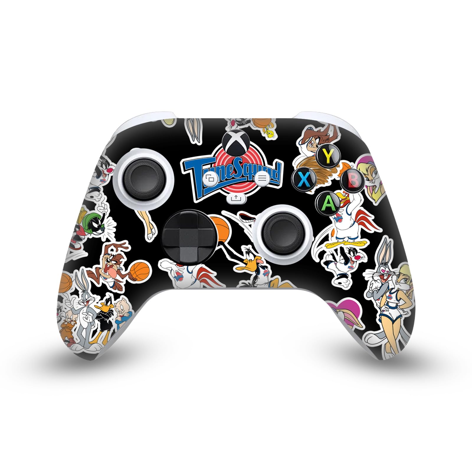 Official Space Jam (1996) Tune Squad Vinyl Skin Sticker for Xbox Series X/S Controller - Durable Game Skin Cover - Perfect for Gaming, Collectors & Movie Fans