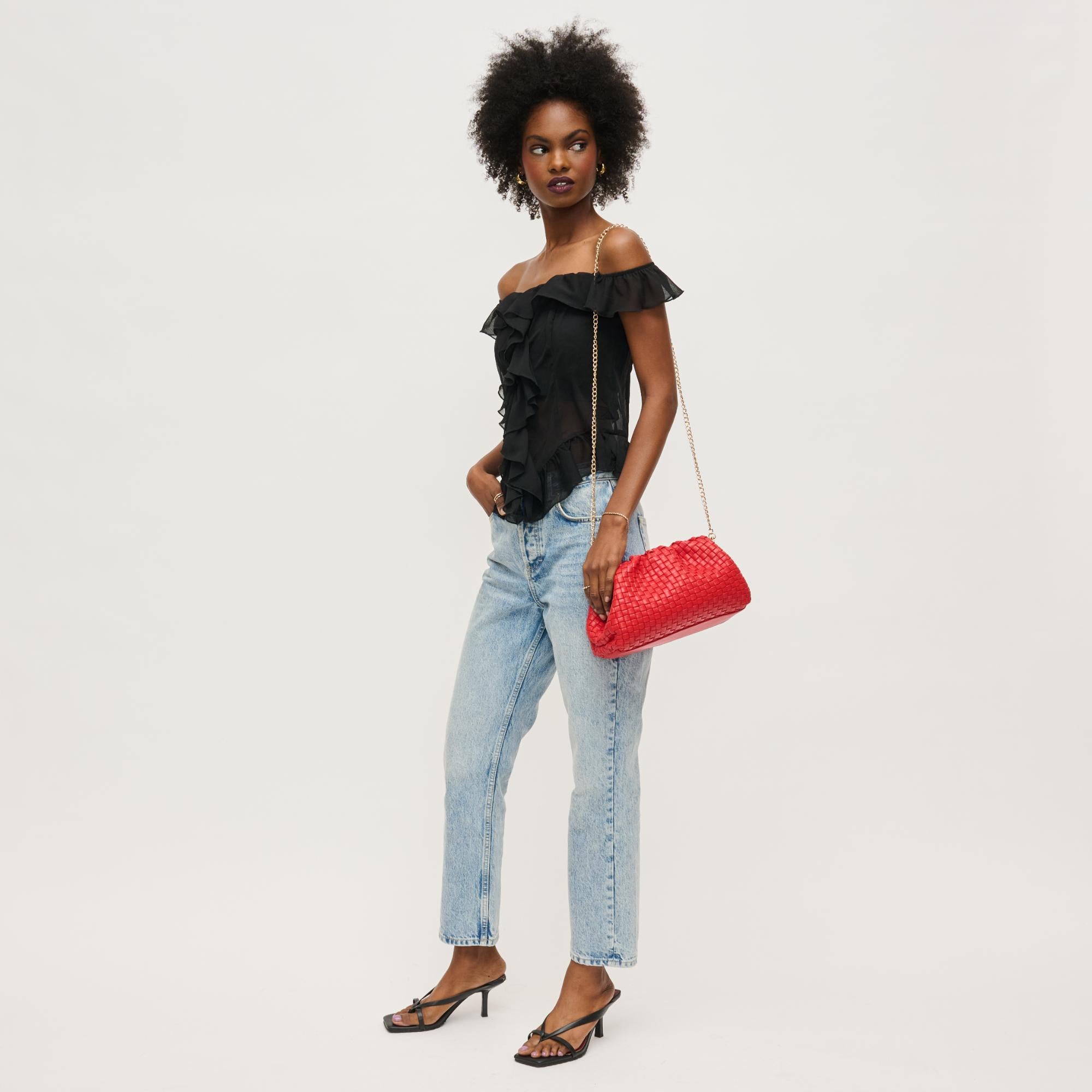 Stylish Tate Clutch for Women - Elegant Evening Bag with Detachable Strap - Perfect for Parties, Weddings & Special Occasions