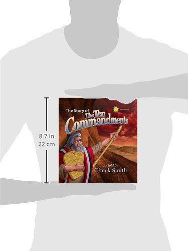 The Ten Commandments Story Book with Audio CD - Biblical Tales for Kids, Sunday School Lessons & Christian Family Reading Time