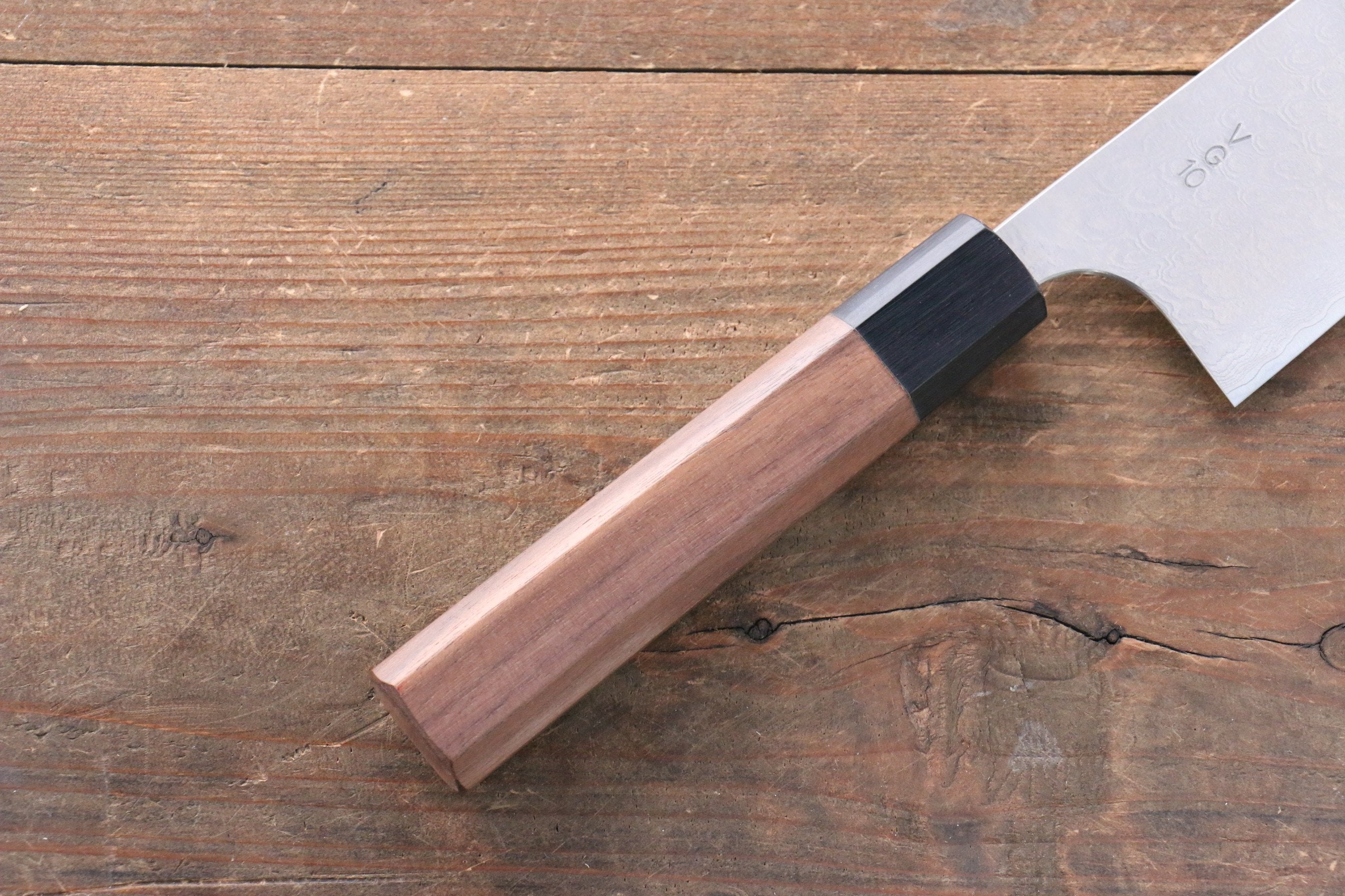 Nao Yamamoto VG10 Black Damascus Bunka Knife 165mm with Walnut Handle - Japanese Kitchen Knife for Slicing, Dicing, and Precision Cutting - Perfect for Home Chefs and Professional Kitchens