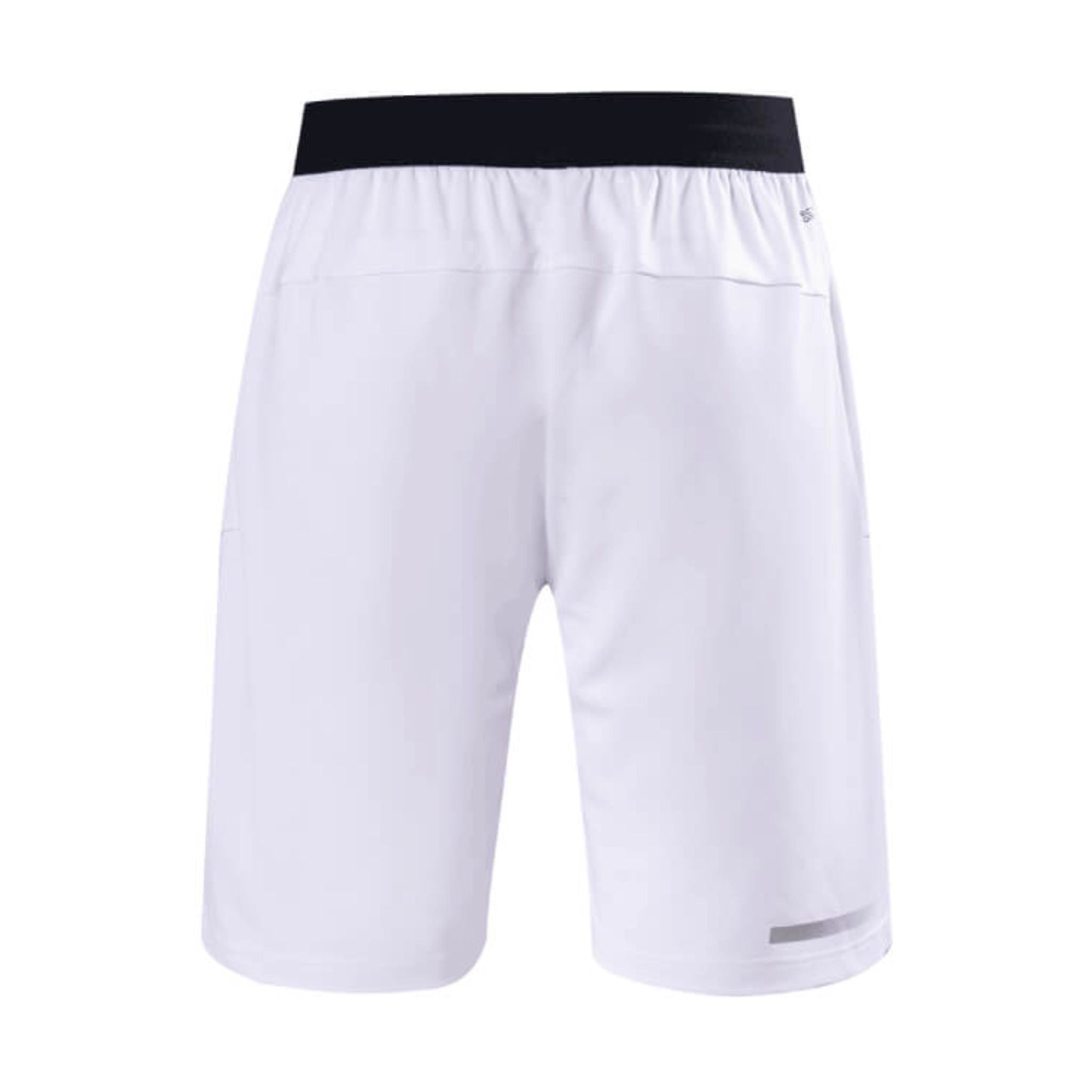 Victor R 30200A Men's Athletic Running Shorts - Breathable Quick-Dry Workout Shorts with Pockets [White] - Perfect for Gym, Jogging & Outdoor Sports