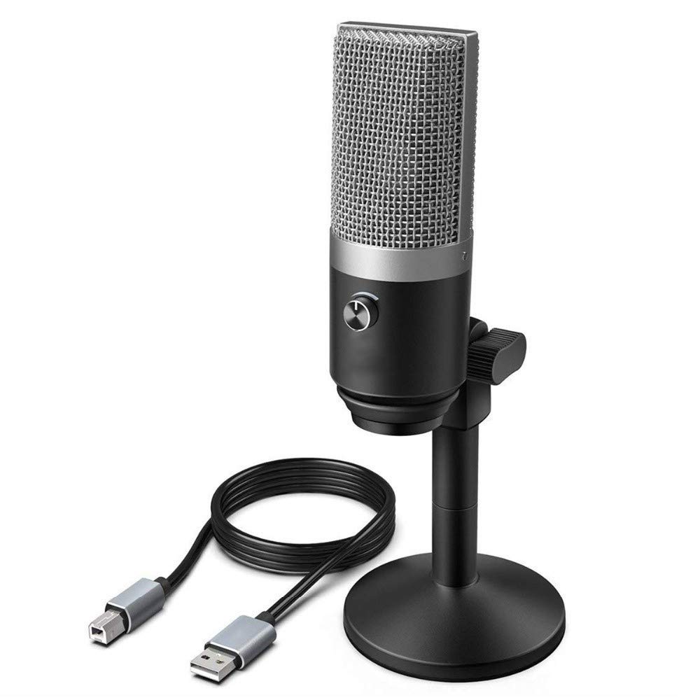 Professional USB Microphone for Mac, PC & Laptop - Studio Quality Recording for Podcasting, Streaming, Voice Overs & Online Meetings (Perfect for Home Studio, Gaming & Remote Work)