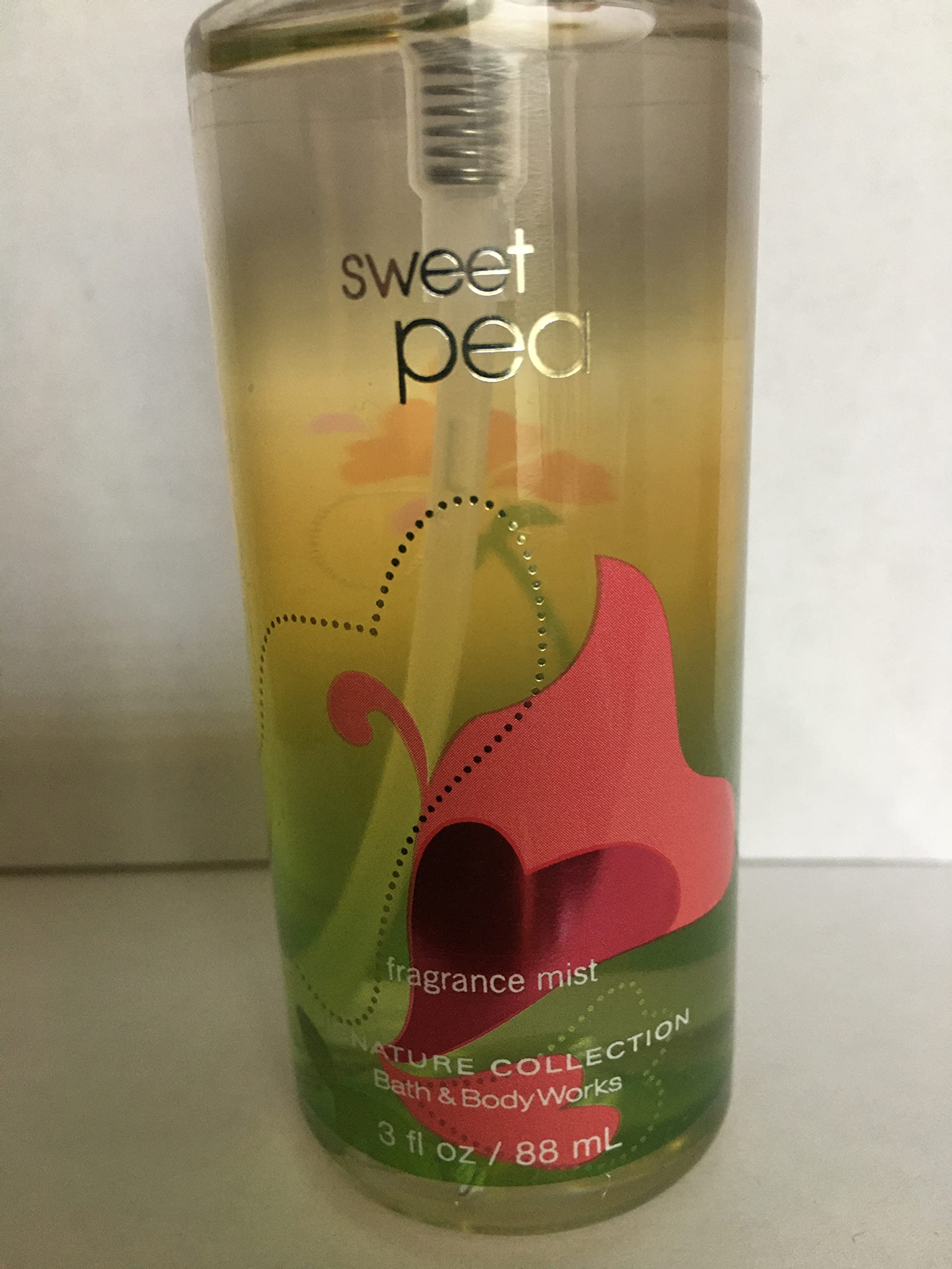 Bath & Body Works Sweet Pea Fragrance Mist Travel Size 3 fl oz - Perfect for On-the-Go Freshness, Gym Bag, Purse & Travel Essentials