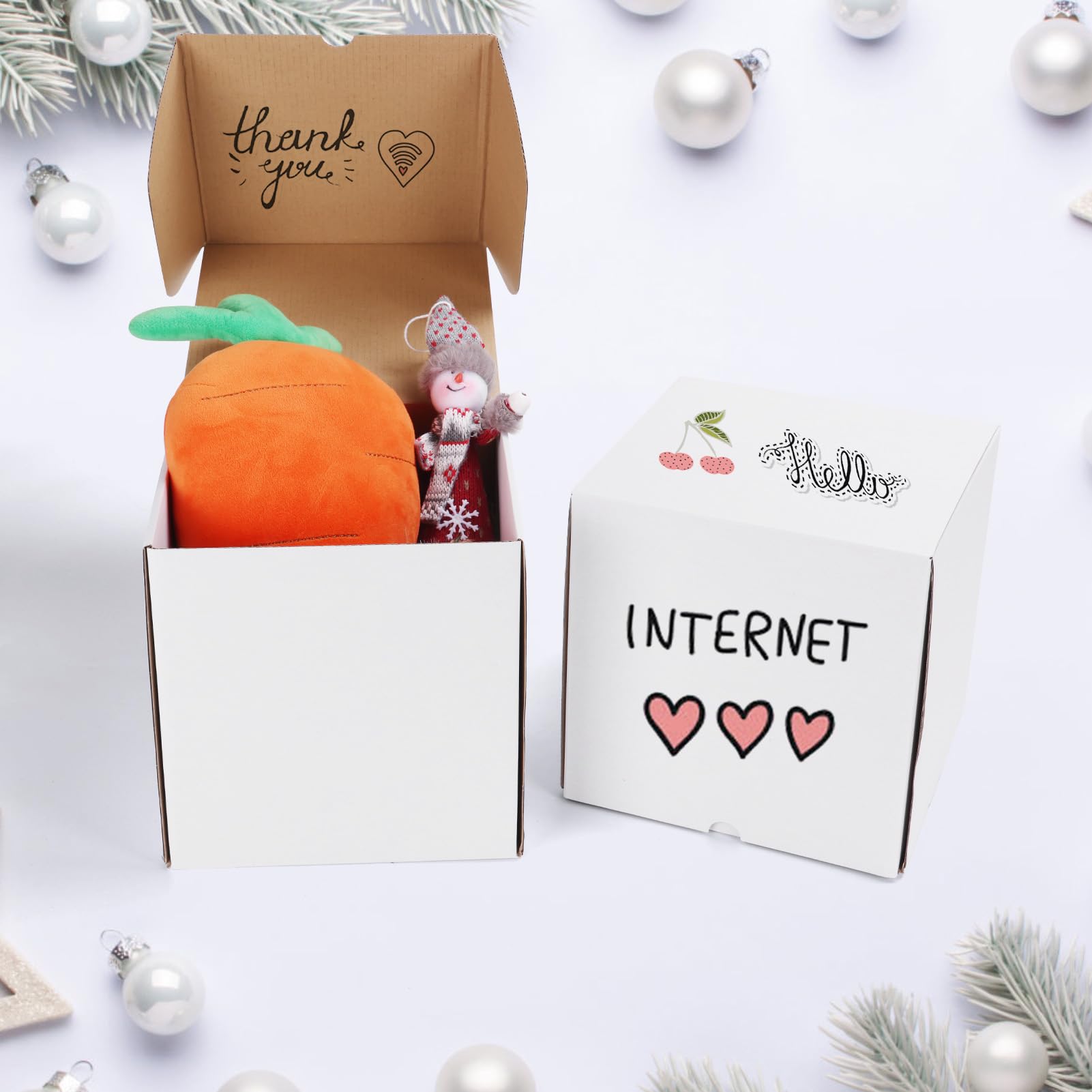 8x8x8 White Shipping Boxes (15-Pack) - Corrugated Mailers for Small Business & Gifts | Secure Packaging Solution