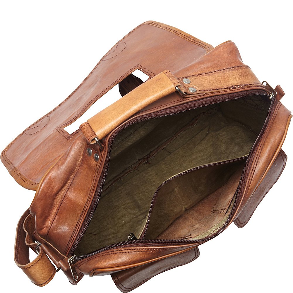 Premium Sharo Genuine Leather Satchel Handbag for Women - Dark Brown - Stylish & Durable Crossbody Bag for Work, Travel & Everyday Use