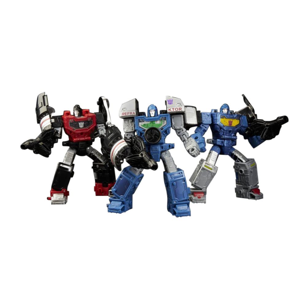 Hasbro Transformers Generations War for Cybertron Refraktor Reconnaissance Team 3-Pack Action Figures - Collectible Robot Toys for Kids & Adults | Perfect for Display, Play & Gifts