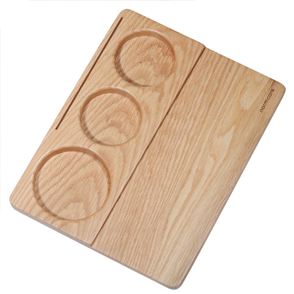 Premium Wooden Normcore Tamping Mat Station for Espresso - Barista-Grade Coffee Accessory for Home & Professional Use