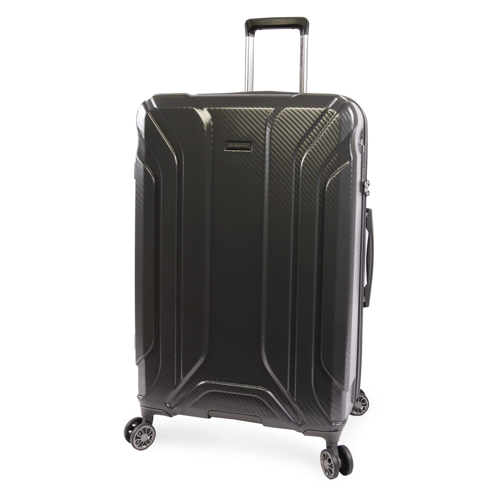 Keane 2-Piece Hardside Spinner Luggage Set in Charcoal - Lightweight Durable Suitcases for Travel, Business Trips & Vacations