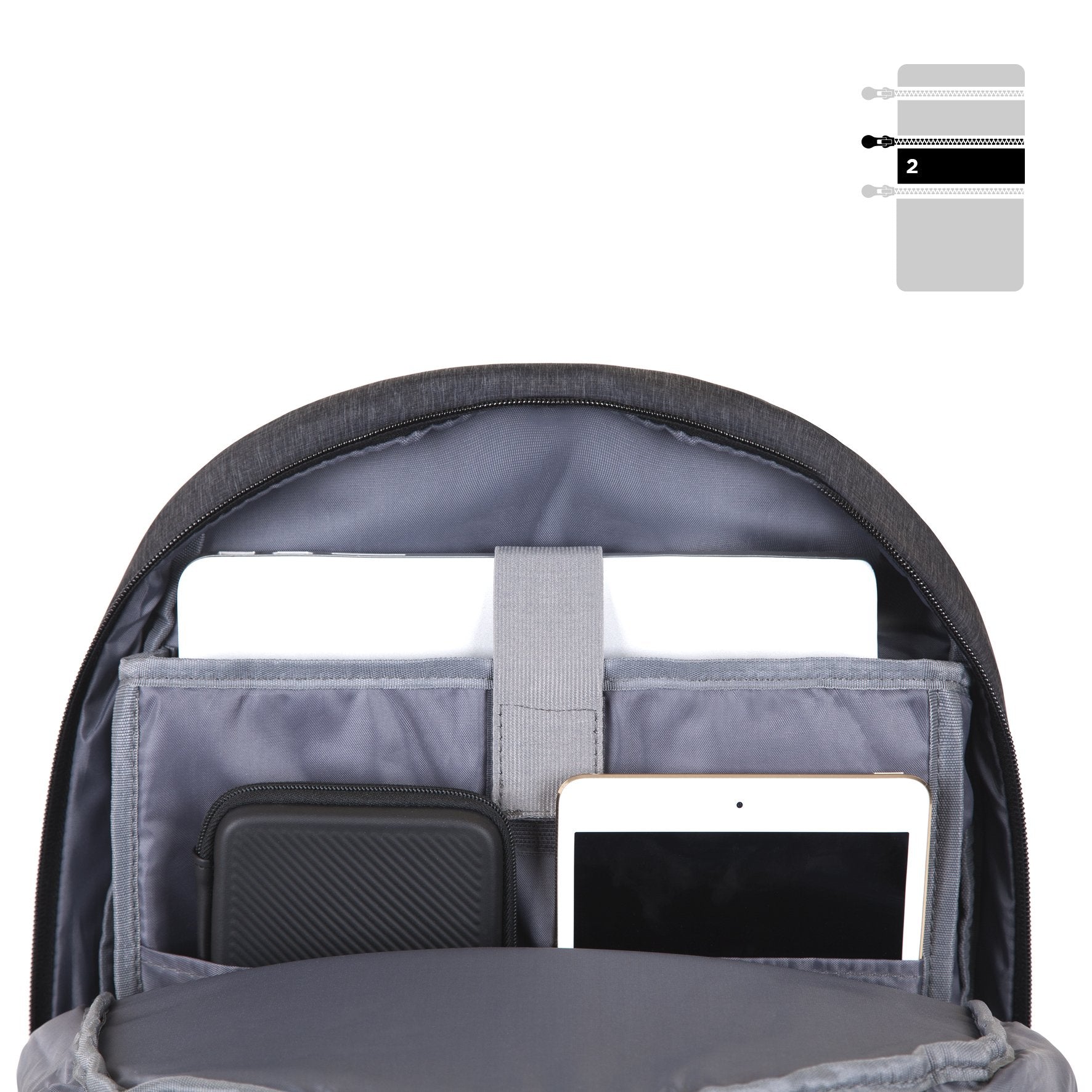 Duronic Lightweight Water-Resistant Travel Laptop Backpack - 15.6 Inch Business & School Computer Bag for Men, Women & Kids - Perfect for Work, College, Gym & Daily Commute - Durable Rucksack with USB Charging Port (Model LB13)