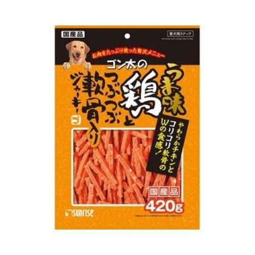 Premium Sunrise Soft Chicken with Cartilage Jerky for Dogs - 420g High-Protein Dog Treats for Training, Chewing & Dental Health