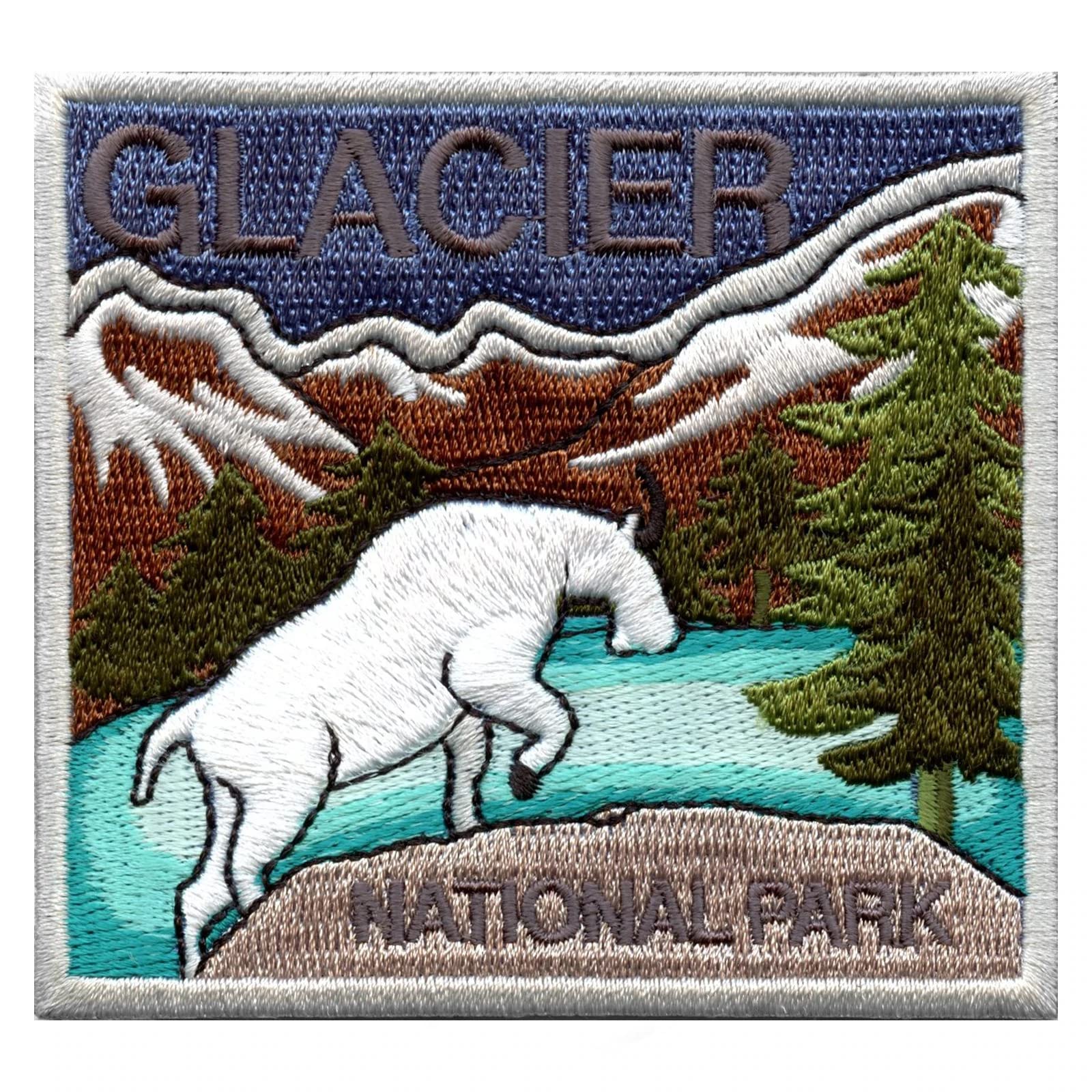 Glacier National Park Travel Patch - Montana Embroidered Iron-On Badge for Jackets, Backpacks & Hats | Perfect for Hikers, Campers & Outdoor Enthusiasts