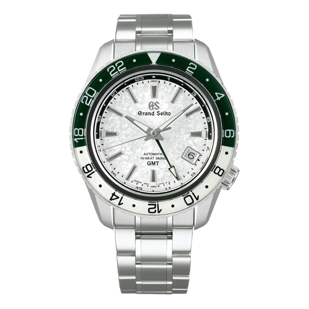 SBGJ277 Snow Valley Sport Hi-Beat 36000 44.2mm Silver Stainless Steel Bracelet Watch - Perfect for Outdoor Adventures & Luxury Sports Events