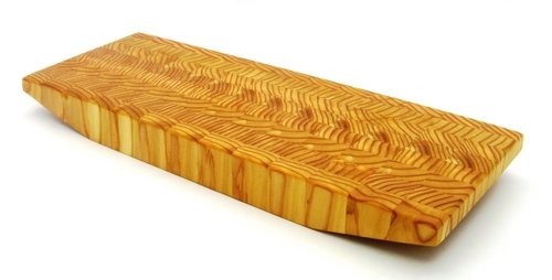 Premium Canadian Japanese Larch Wood Cutting Board - Ki Small Size - Handcrafted Heirloom Quality Chopping Block for Kitchen, Charcuterie & Cheese Serving