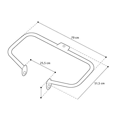 Harley Davidson CVO Softail Deluxe 14-15 ST2 Chrome Engine Guard - Heavy Duty Motorcycle Crash Bar for Protection & Style - Perfect for Cruising & Long Rides