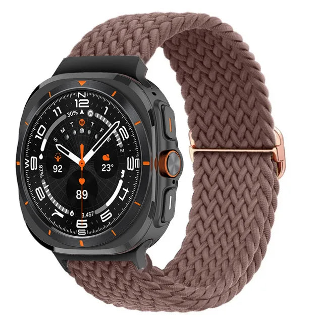 Premium Braided Nylon Loop Strap for Samsung Galaxy Watch Ultra - Durable, Comfortable & Adjustable for Sports, Workouts & Everyday Wear
