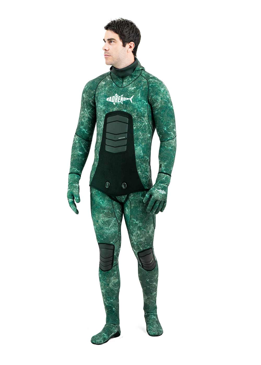 Adreno Men's 3.5mm Two-Piece Wetsuit for Scuba Diving, Surfing & Water Sports | Premium Neoprene Abrolhos Wetsuit Set with Comfort Fit