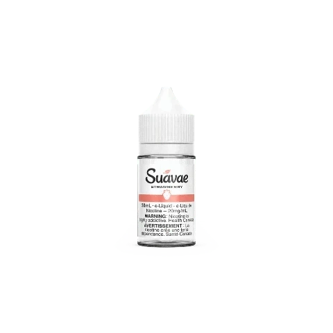 SUAVAE Salts Strawberry Nicotine Salt E-Liquid - 30mL for Vape & Pod Systems | Smooth Flavor & Satisfying Nicotine Hit | Perfect for All-Day Vaping in Ontario