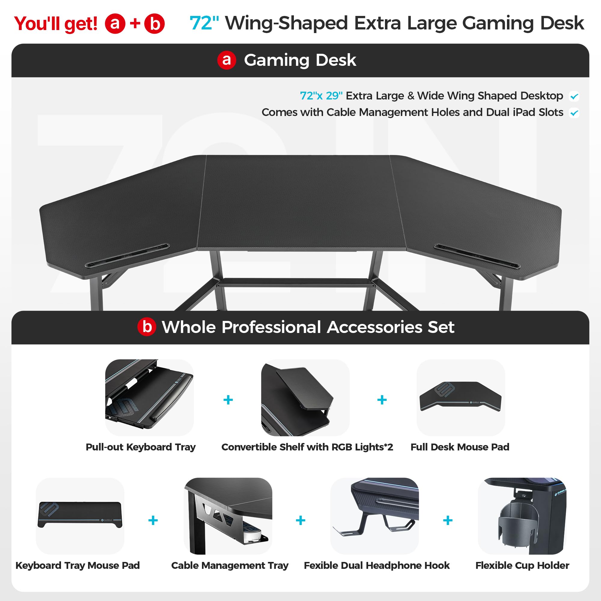 EUREKA ERGONOMIC 72