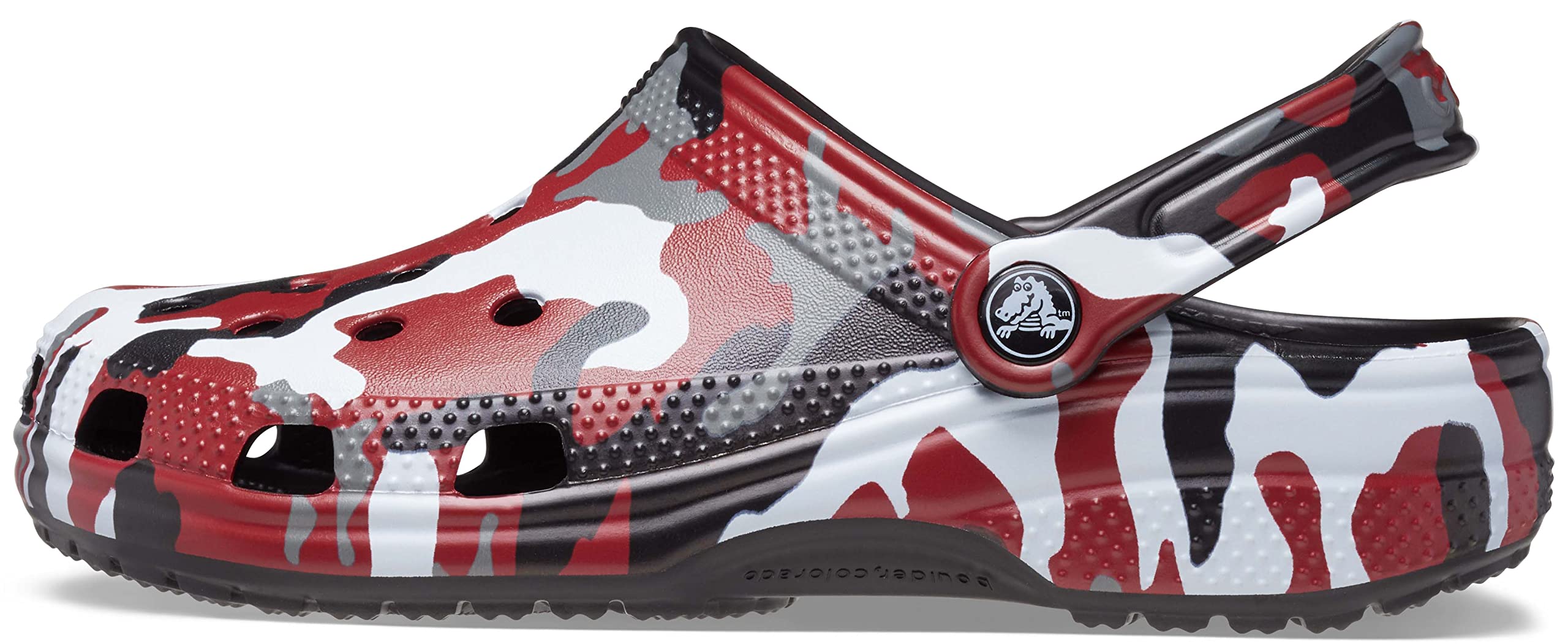 Crocs Unisex-Adult Classic Camo Print Clogs - Comfortable Slip-On Water Shoes for Men & Women, Perfect for Beach, Pool, Garden & Casual Wear