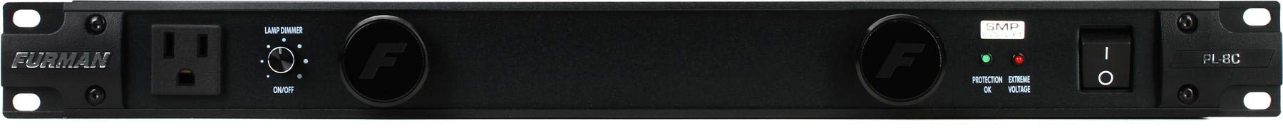 Furman PL-8C Professional Power Conditioner with Voltage Meter & LED Lights - Includes 25-Pack HPS Rack Screws - Perfect for Home Studio, DJ Equipment & Audio Rack Setup