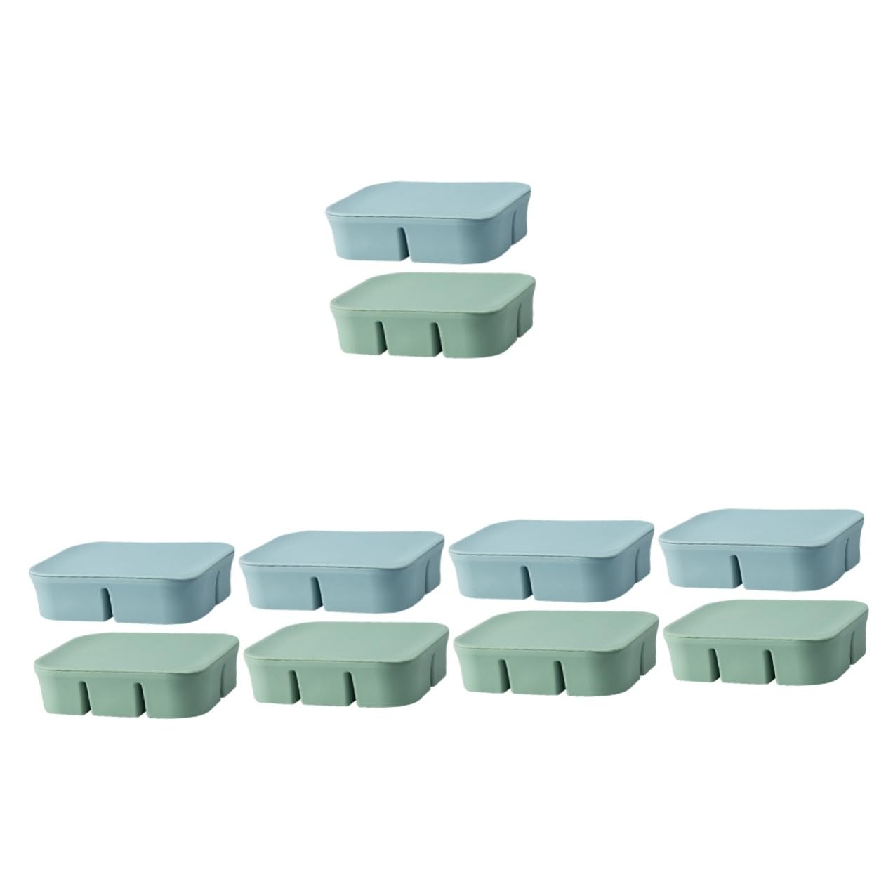 PRETYZOOM 10-Piece Airtight Baby Food Storage Containers - BPA-Free Freezer Trays & Reusable Food Cubes for Infant Puree, Soup & Breast Milk - Perfect for Meal Prep, Daycare & On-the-Go Feeding
