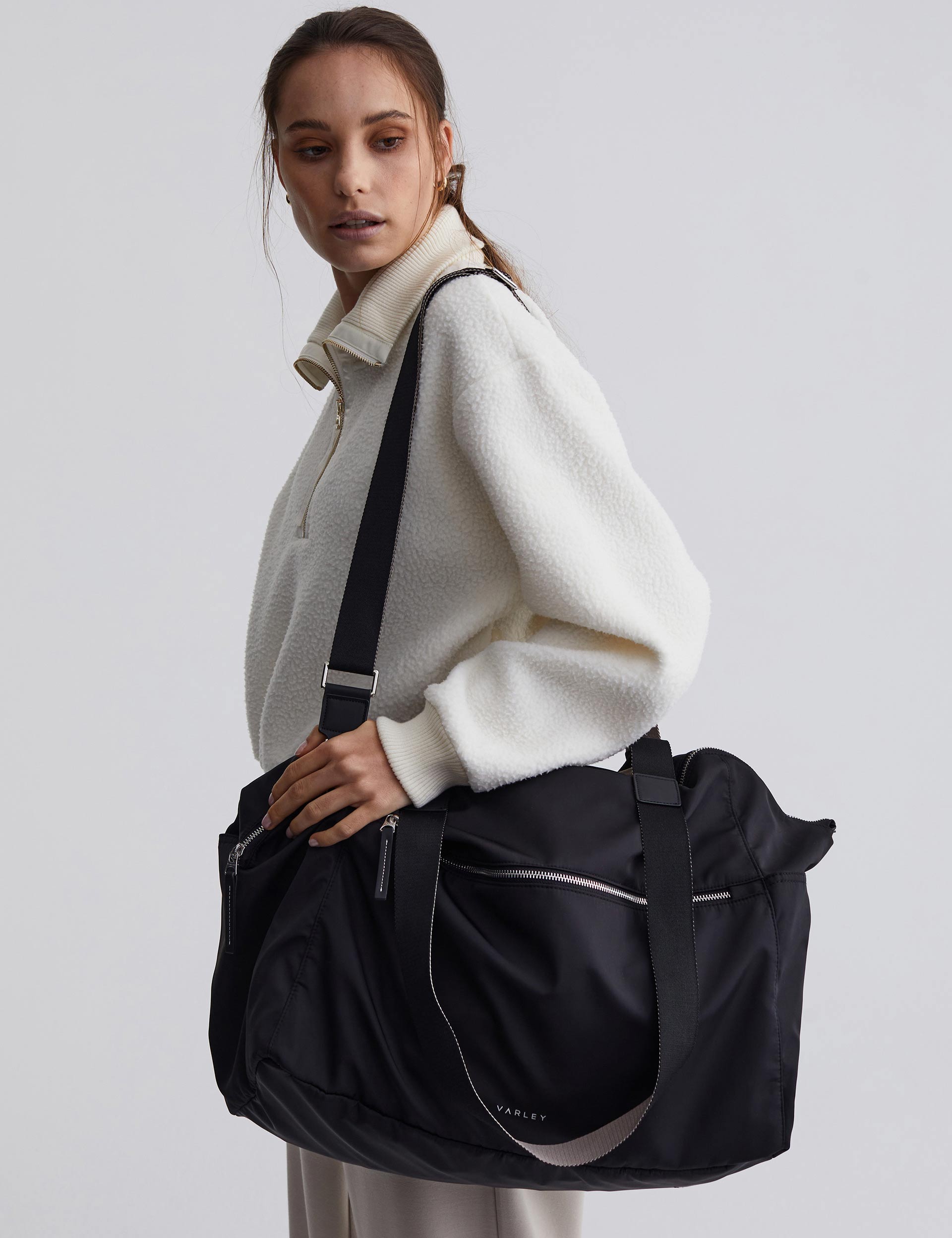 Montlake Weekend Travel Duffle Bag - Black - Perfect for Gym, Overnight Trips & Carry-On Luggage