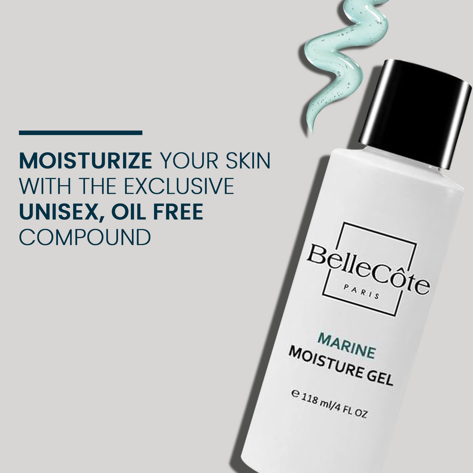 Vitamin C Face Moisturizer Gel - Oil Free Hydrating Gel with Hyaluronic Acid & Marine Collagen for Dark Spot Correction, Pore Minimizing, Wrinkle Care & Rosacea Treatment | 4 oz / 118ml | Perfect for Daily Skincare Routine & Anti-Aging Regimen