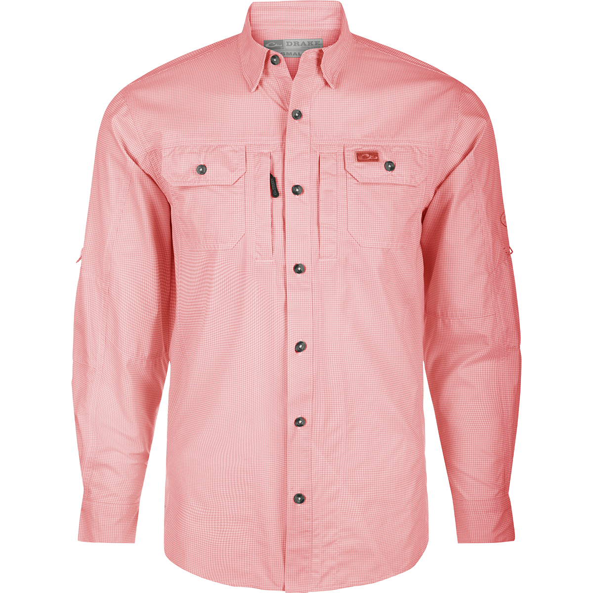 Frat Houndstooth Check Button Down Long Sleeve Shirt for Men - Classic Plaid Oxford Dress Shirt for Business Casual & College Style | Perfect for Office, Parties & Formal Events