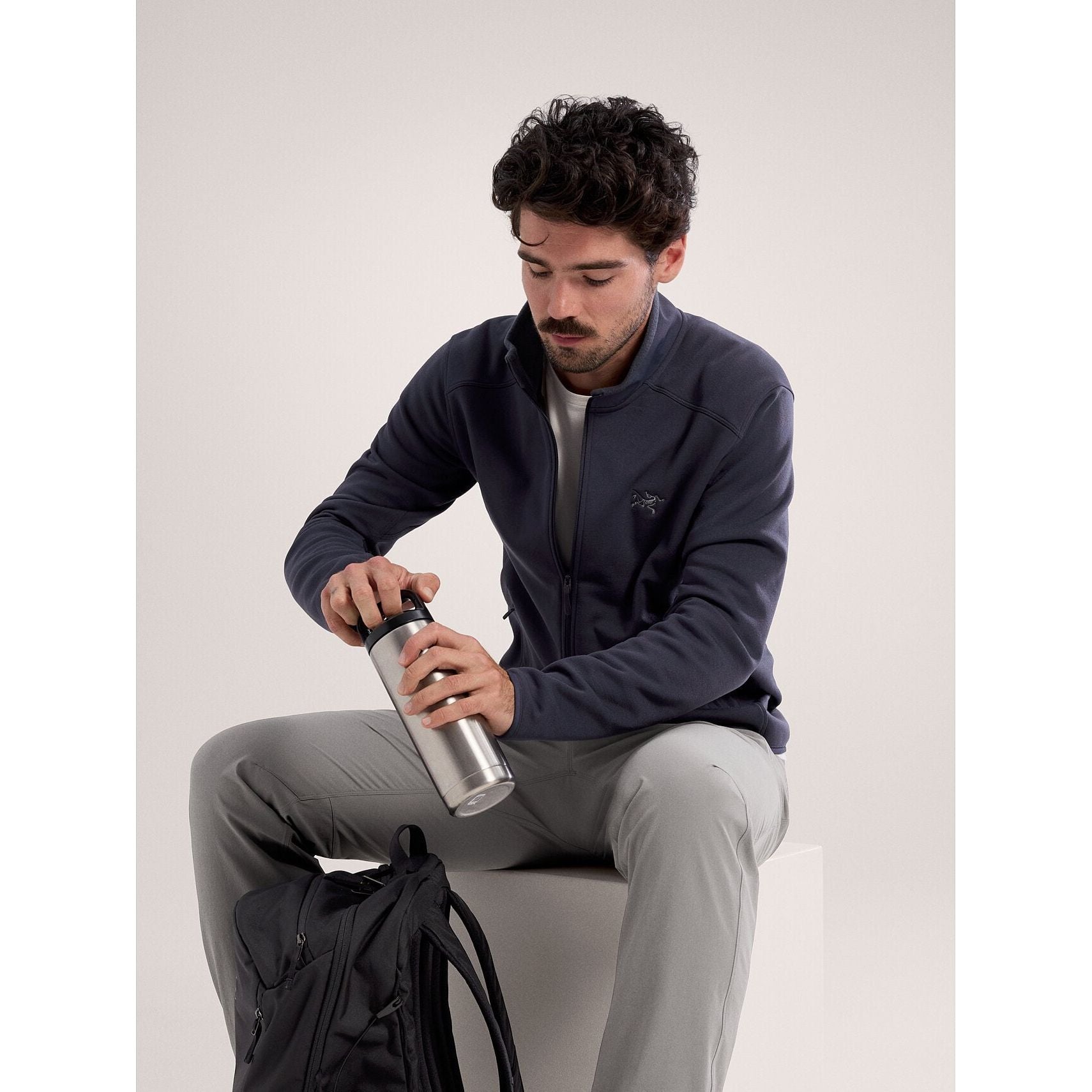 Arc'teryx Men's Kyanite Jacket - Lightweight Fleece for Hiking, Camping & Outdoor Adventures | Water-Resistant & Breathable Midlayer for Cold Weather