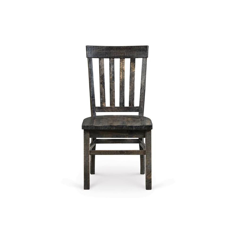 Solid Pine Wood Dining Chair - Bellamy D2491 - Rustic Farmhouse Style for Kitchen, Dining Room & Breakfast Nook